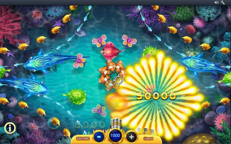 Game bắn cá online có hình ảnh, âm thanh sinh động